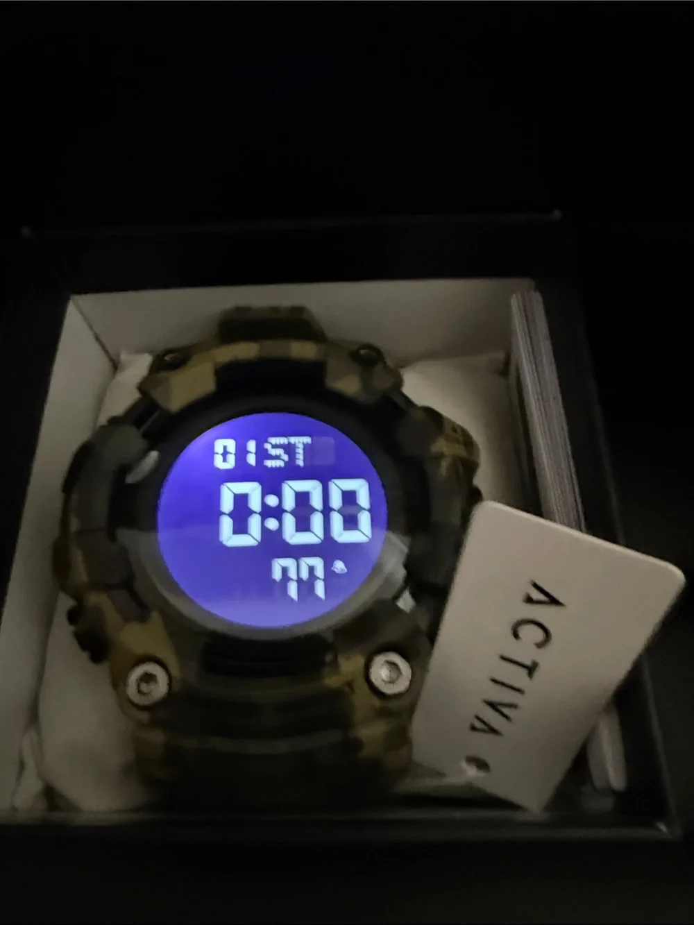 Activa Hexstrike X Invicta NEW with Box Digital Watch 56mm, Camouflage, Green